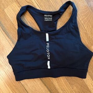 Peloton Midnight Black Athletic Bra